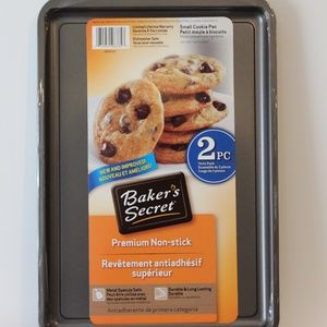 BAKER'S SECRET 2-pieces Small Cookie Pan (New)